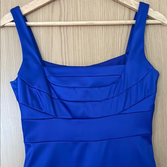 Chic Blue Mini Dress - Picture 2 of 6